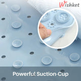 Anti-Slip Bathroom Mat With Foot Scrubber