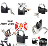 Motion Sensor Security Padlock Siren Alarm Lock