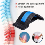 Back Massager- 3 Levels Adjustable Back Stretching Spine Deck Posture Massage