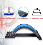 Back Massager- 3 Levels Adjustable Back Stretching Spine Deck Posture Massage