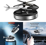 Solar Helicopter Car Aromatherapy Decor, Solar Energy Rotating Helicopter Design Aromatherapy Diffuser Car air Freshener